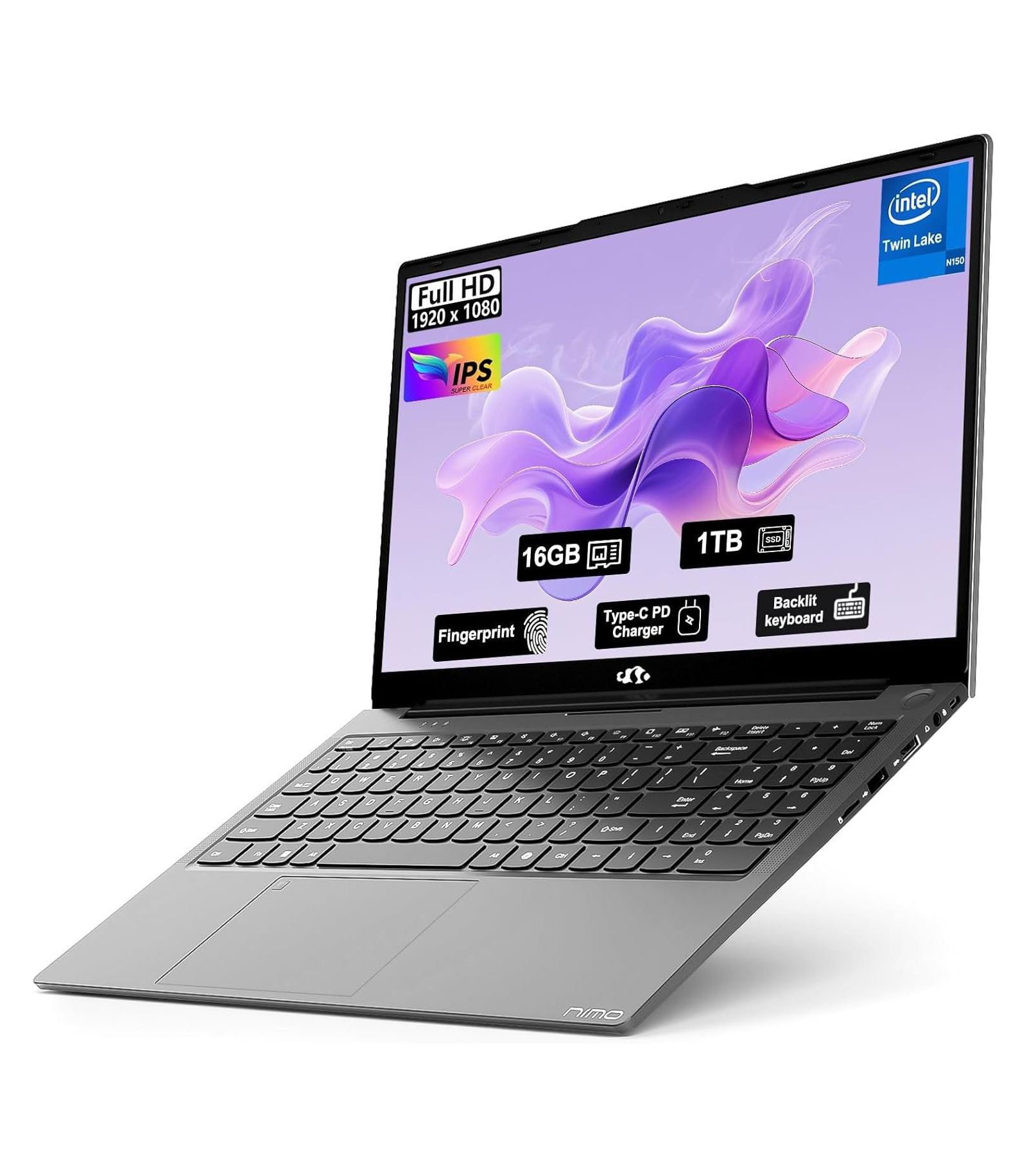 Nimo N157 15.6" Anti-Glare Touchscreen Laptop