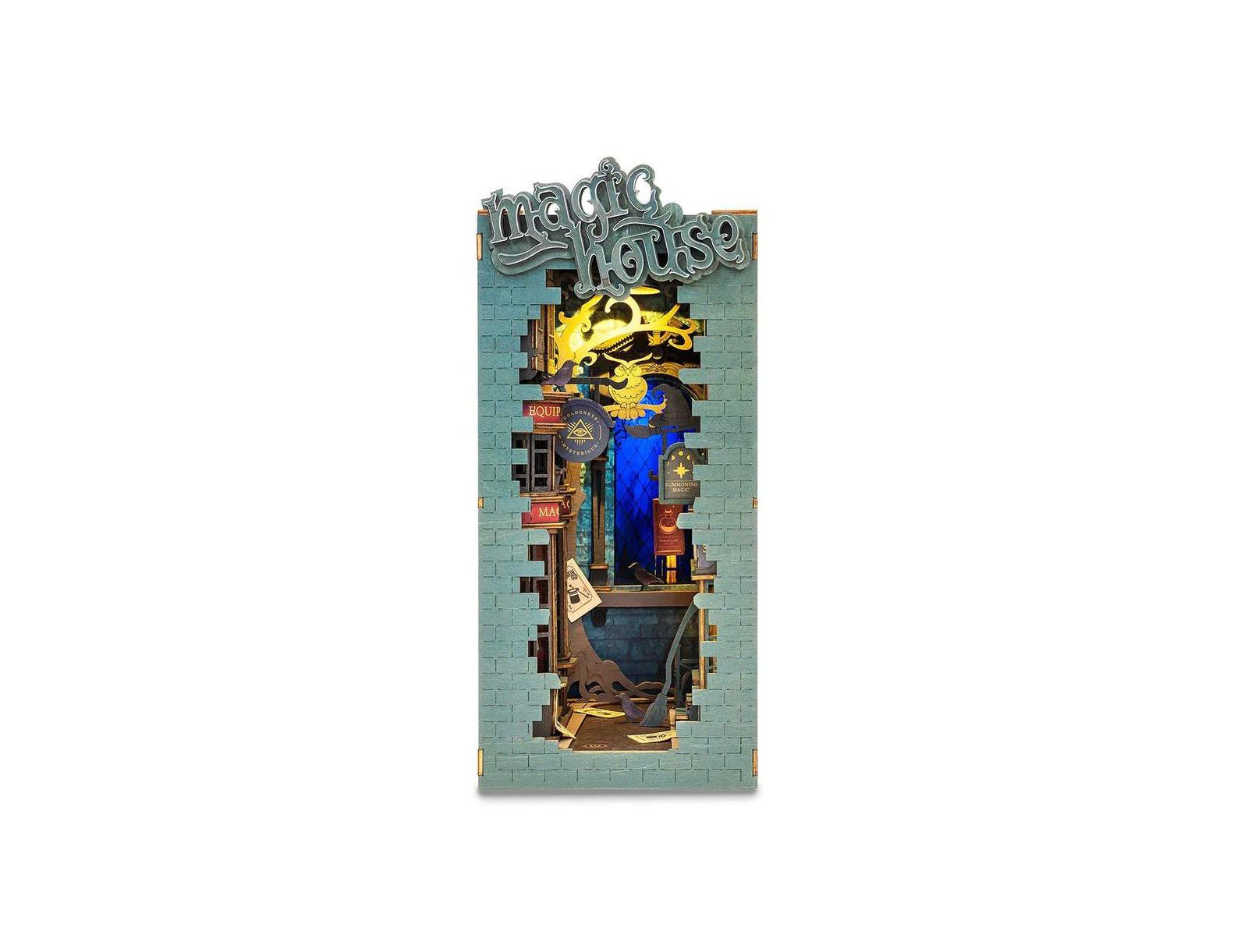 Набор для создания 3D книги Flash Popup DIY 3D Book Nook Kit: Magic House 216 pieces