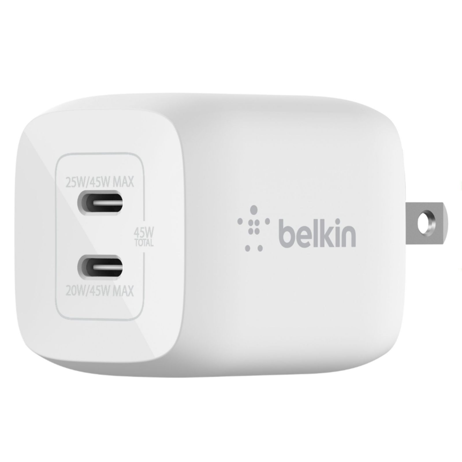 Belkin зарядное устройство настенное USB C PD с PPS 45W