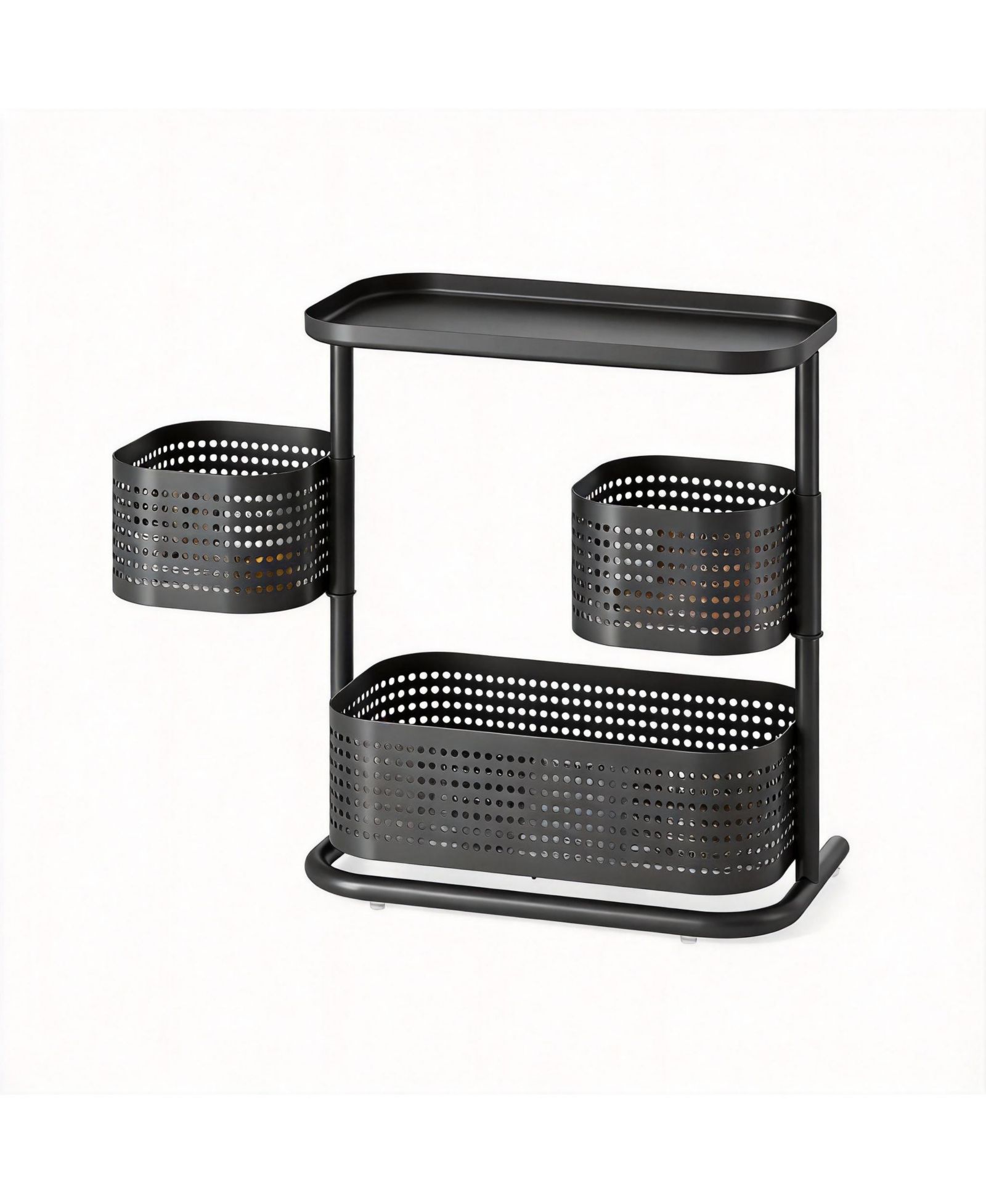 YIGII 360 Degree Rotating 3-Tier Organizer for Bathroom, Bedroom, Office