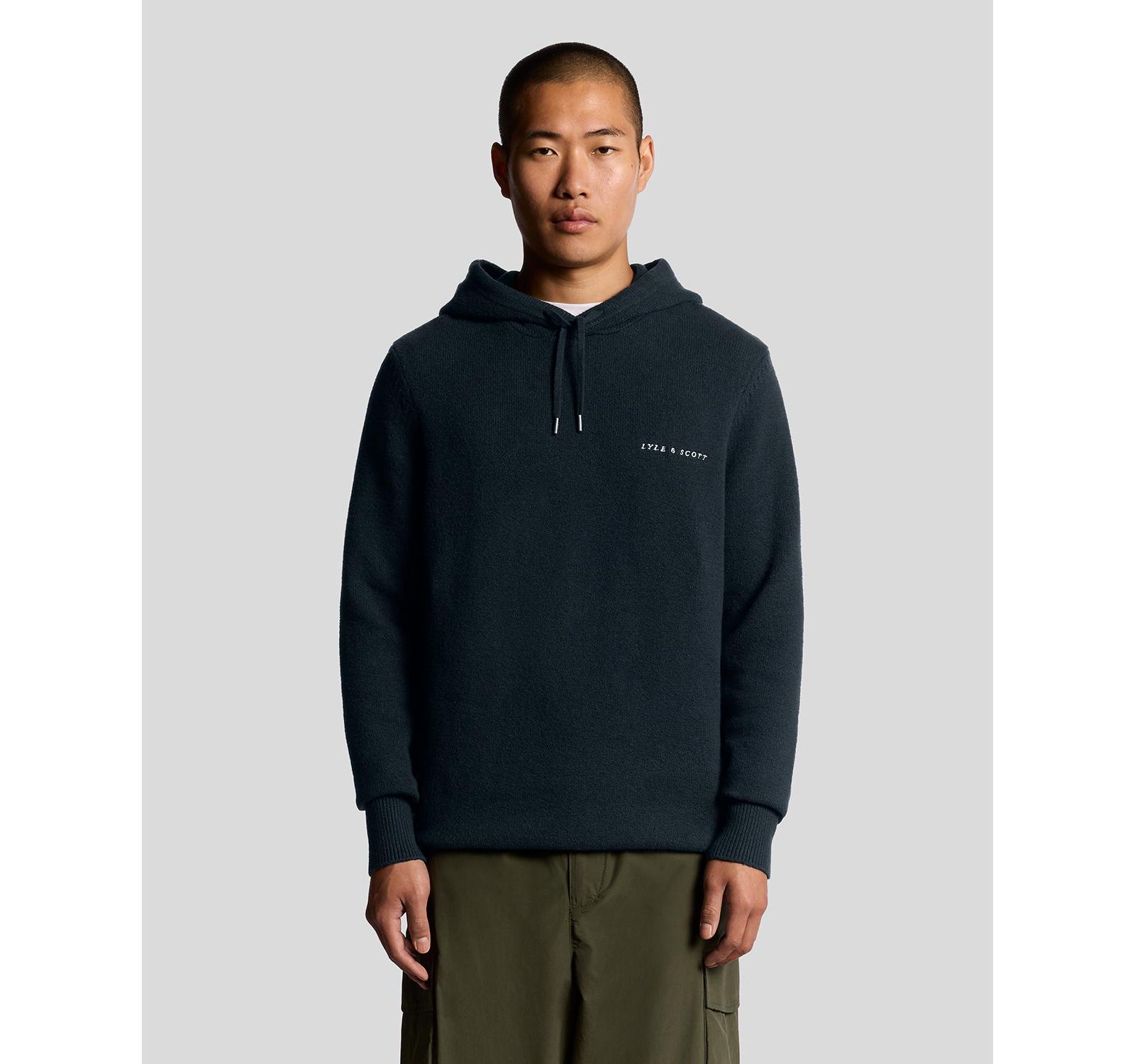 Lyle & Scott Мужской вязаный свитшот с длинным рукавом