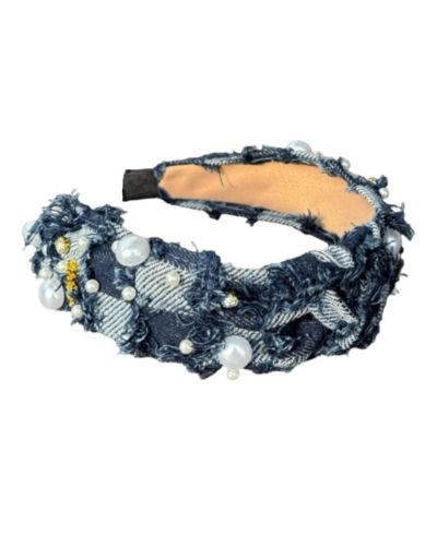 Headbands of Hope Женский ободок с декором - Patchwork Denim