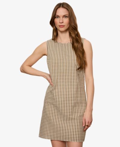 Sanctuary Women's Sleeveless Seersucker Mini Dress