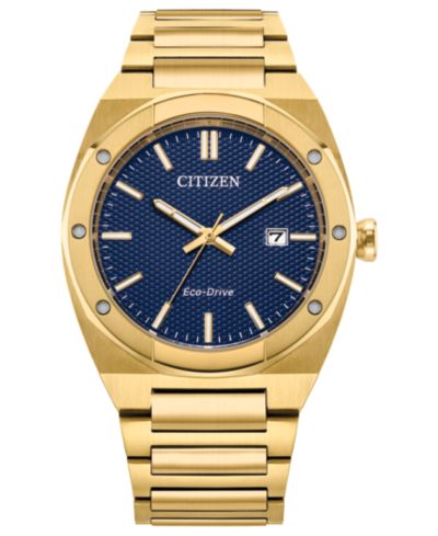 Citizen Men's Sport Luxury Integrated Gold-Tone Stainless Steel Bracelet Watch, 40mm