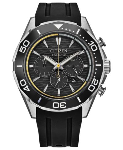 Мужские часы Citizen Endeavor Chronograph Black Strap, 43mm