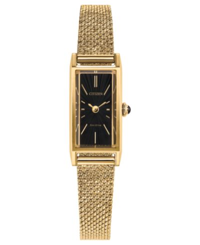 Citizen Женские часы Fio Gold-Tone Stainless Steel, 14.3mm