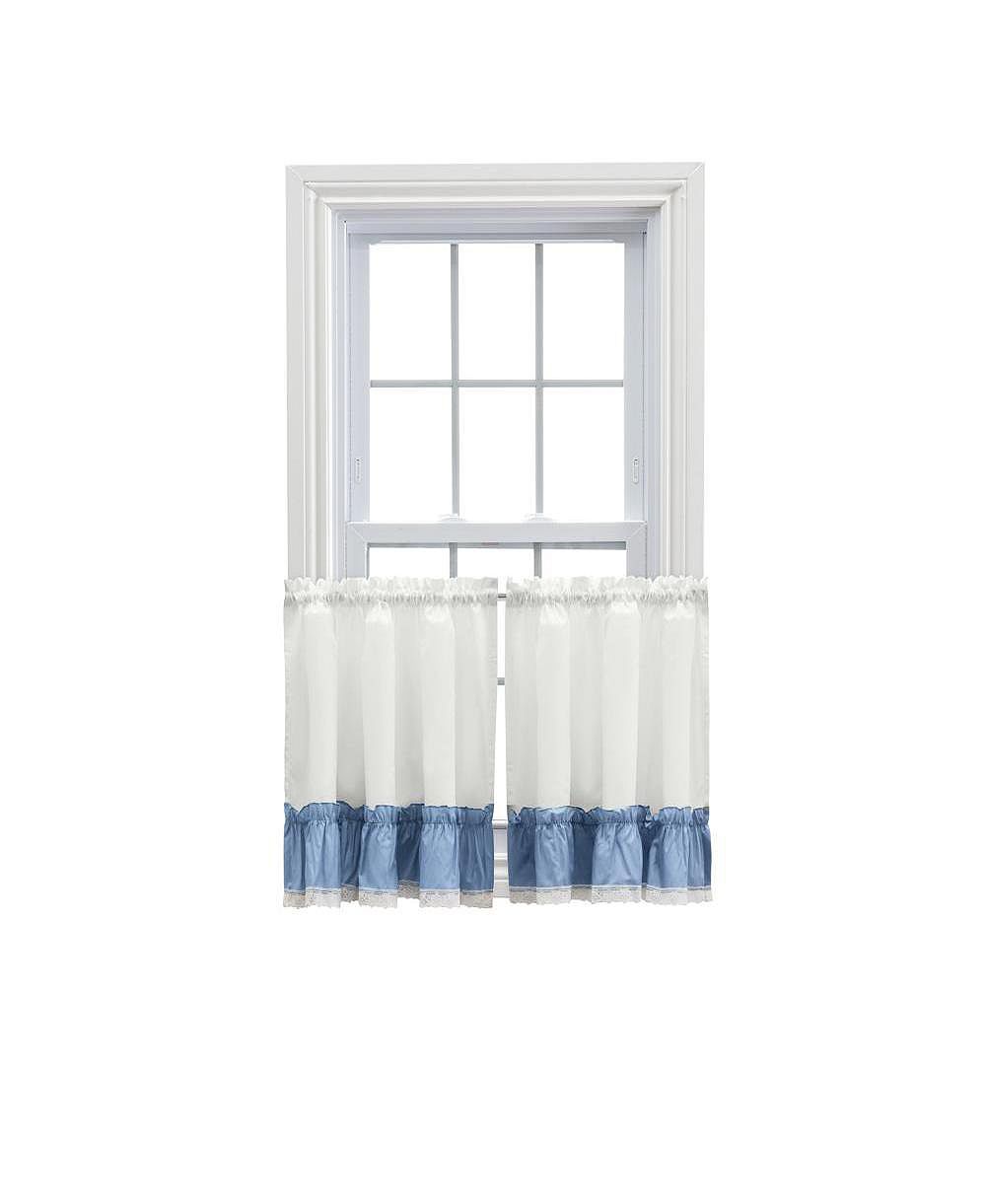 Сланцевая портьера Ellis Curtain Madelyn Ruflled Victorian с карманом для штанги 1.5"