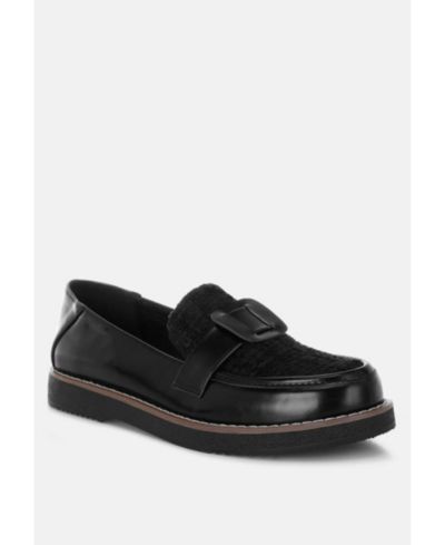 Женские лоферы London Rag Elaris Tweed и Faux Leather