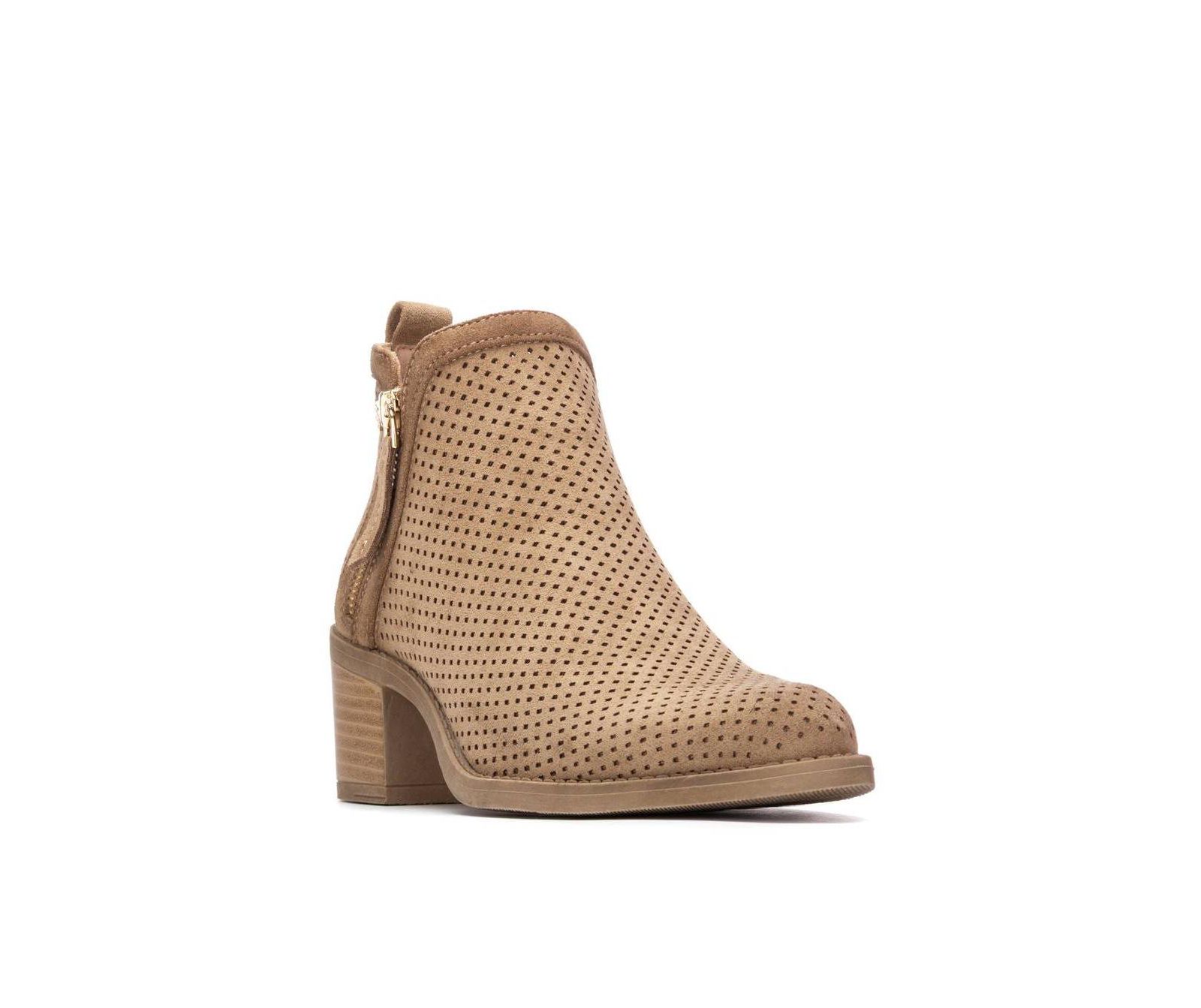XTI Women's Suede Ankle Booties