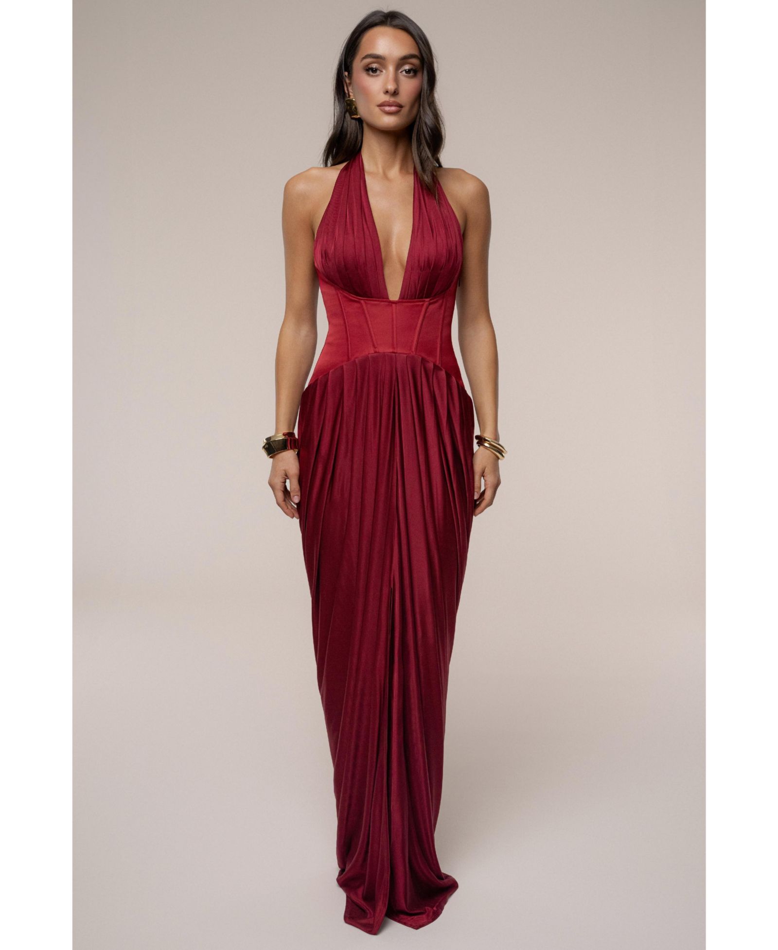JLUXLABEL Women's Drape And Destiny Maxi Dress