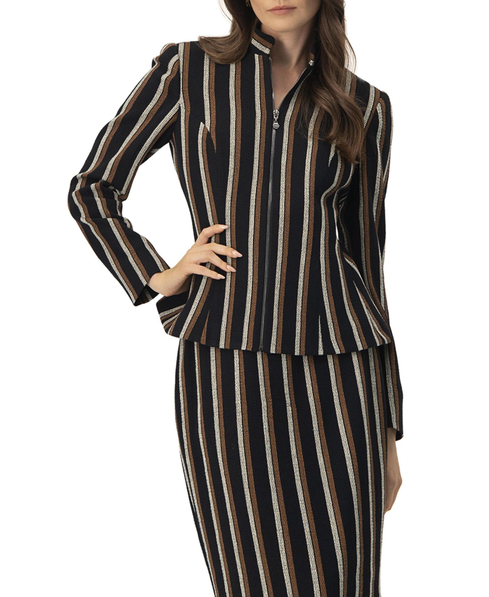 Ivonne Women's Striped Jacket