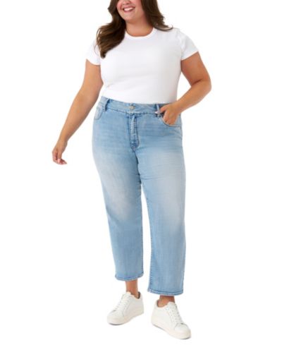 Прямые джинсы Seven7 Plus Size Tummyless Ankle
