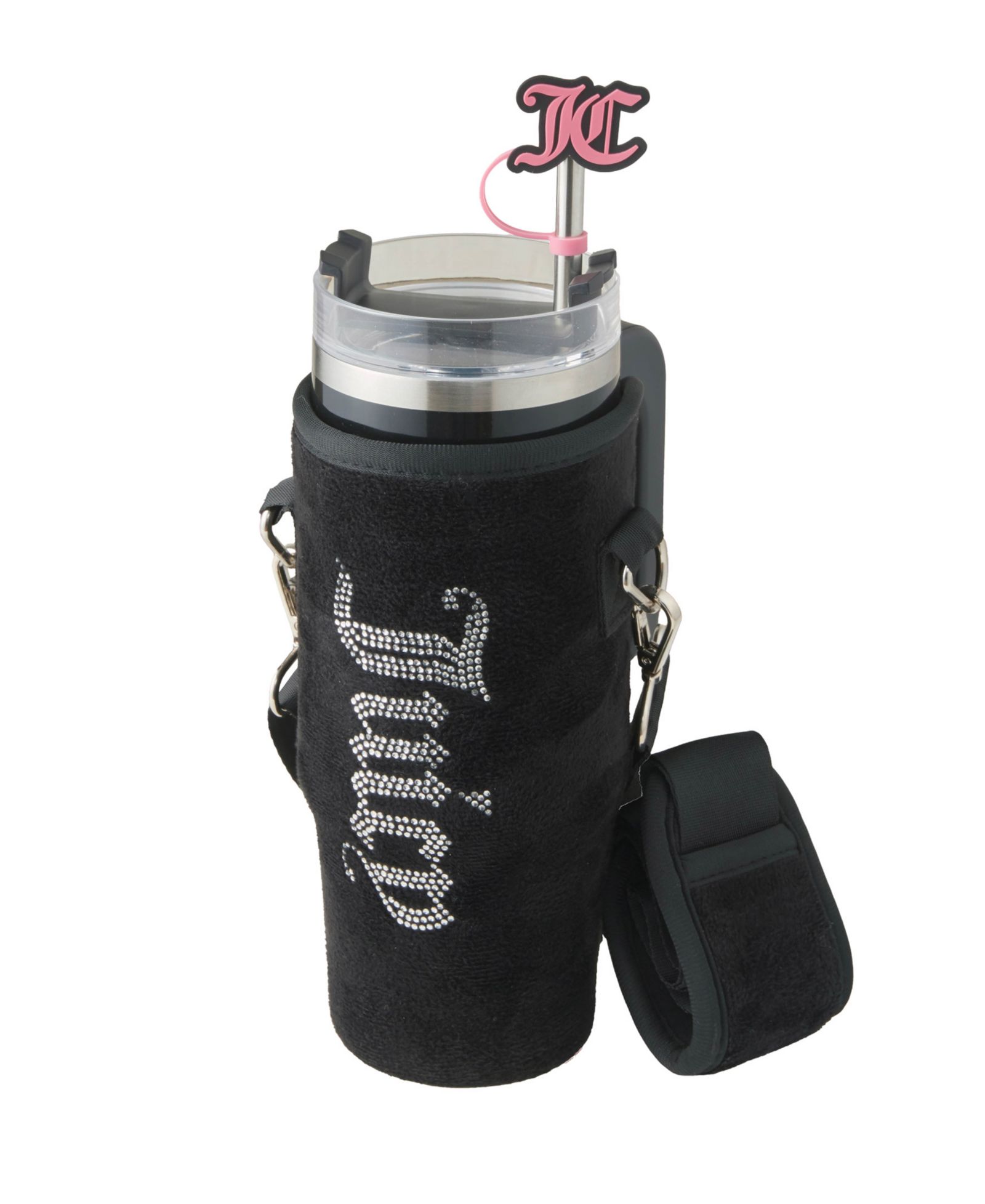 Термокружка Juicy Couture Jetsetter, 30 oz, из нержавеющей стали