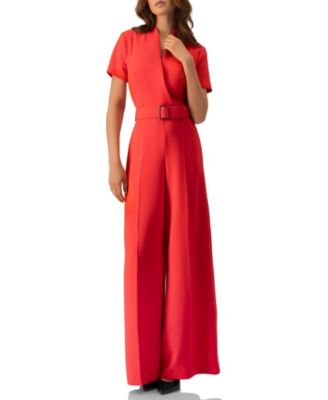 Ivonne Women's Wide-Leg Belted Jumpsuit