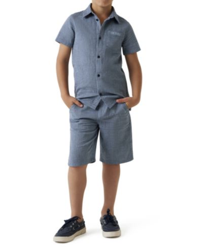 Мужские шорты GUESS Boys' 8-16 Seersucker Chino