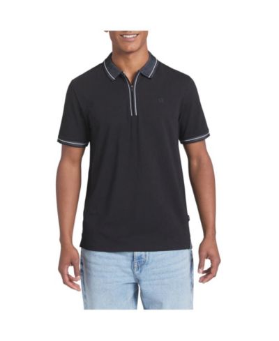 Поло DKNY Men's Duke Cotton Zip