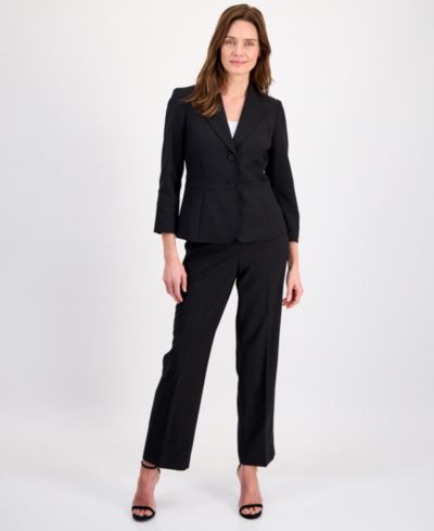 Le Suit Женский костюм из 2-х частей с двумя пуговицами