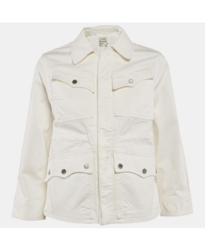 Pre-Owned Zadig & Voltaire Women's Pre-Owned Zadig and Voltaire White Cotton Drill Button Front Kimi Jacket