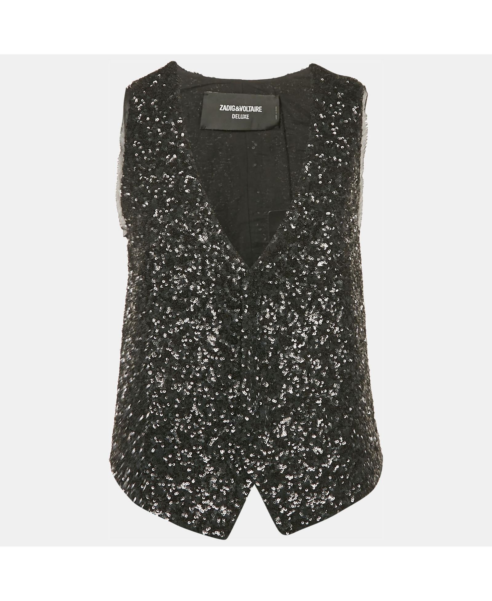 Женское пальто Zadig & Voltaire Emilie Black Sequin