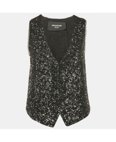 Женское пальто Zadig & Voltaire Emilie Black Sequin