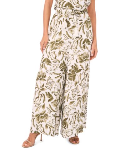 Vince Camuto Women's Elastic Waist Mid-Rise Pants