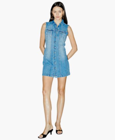 Женское платье Abrand Sleeveless Button-Up