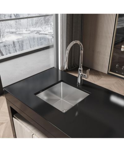 Кухонная мойка flynama Brushed Nickel Stainless Steel Single Bowl Undermount Handmade