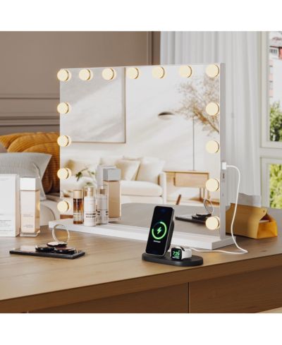 Зеркало для макияжа Homfan с 15 LED Lights