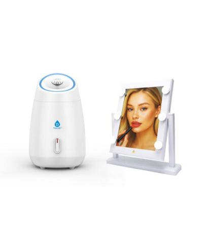 PURSONIC 14" LED Vanity Mirror & Facial Steamer Duo