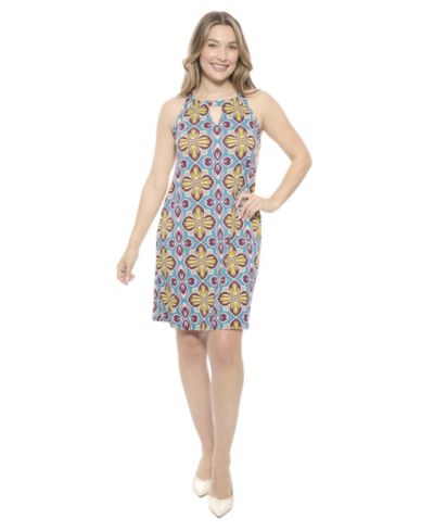 Женское платье 24seven Comfort Apparel с цветочным принтом и узором пейсли