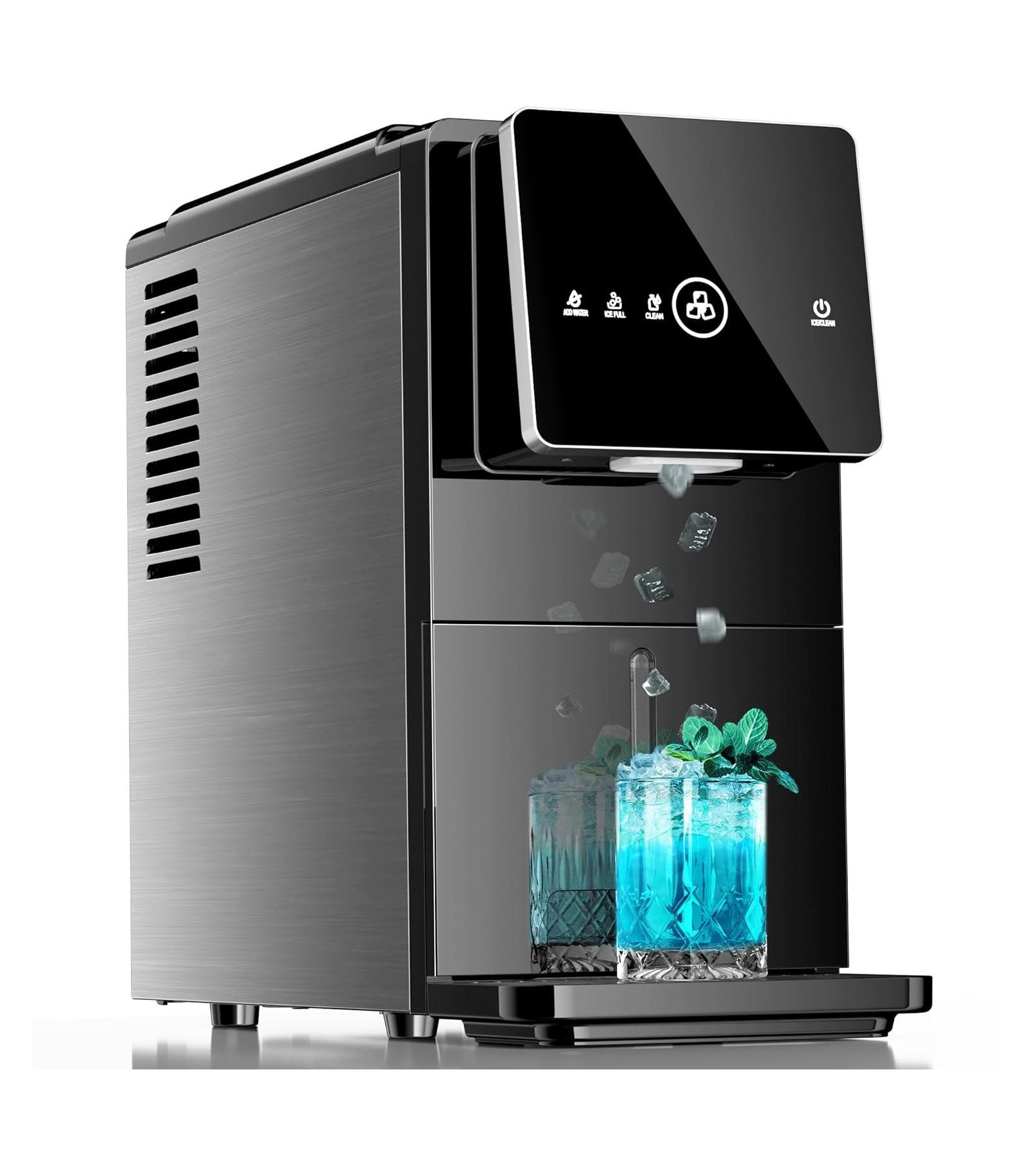 COWSAR Countertop Nugget Ice Maker, 33LBS/24H