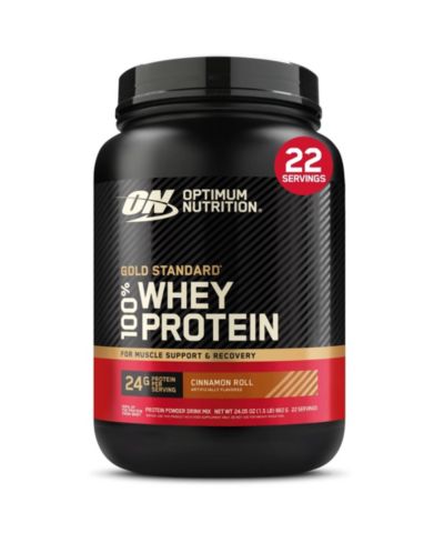 Optimum Nutrition Gold Standard 100% Whey Protein порошок для коктейлей, Cinnamon Roll, 24 oz