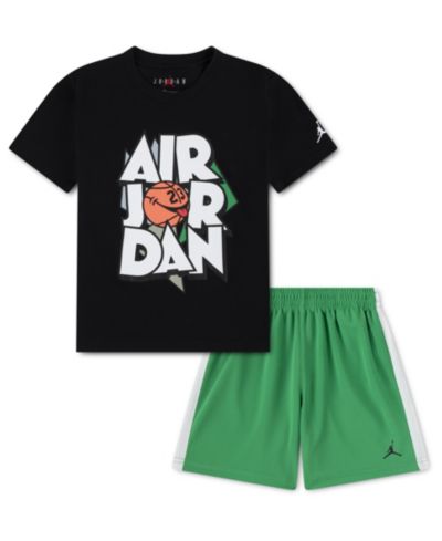 Комплект из 2 предметов Jordan для детей: футболка и шорты Airball