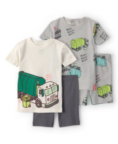 Детский комплект из футболки и шорт Carter's Baby Boys' Short-Sleeve Sleep & Play, 4-Piece Set