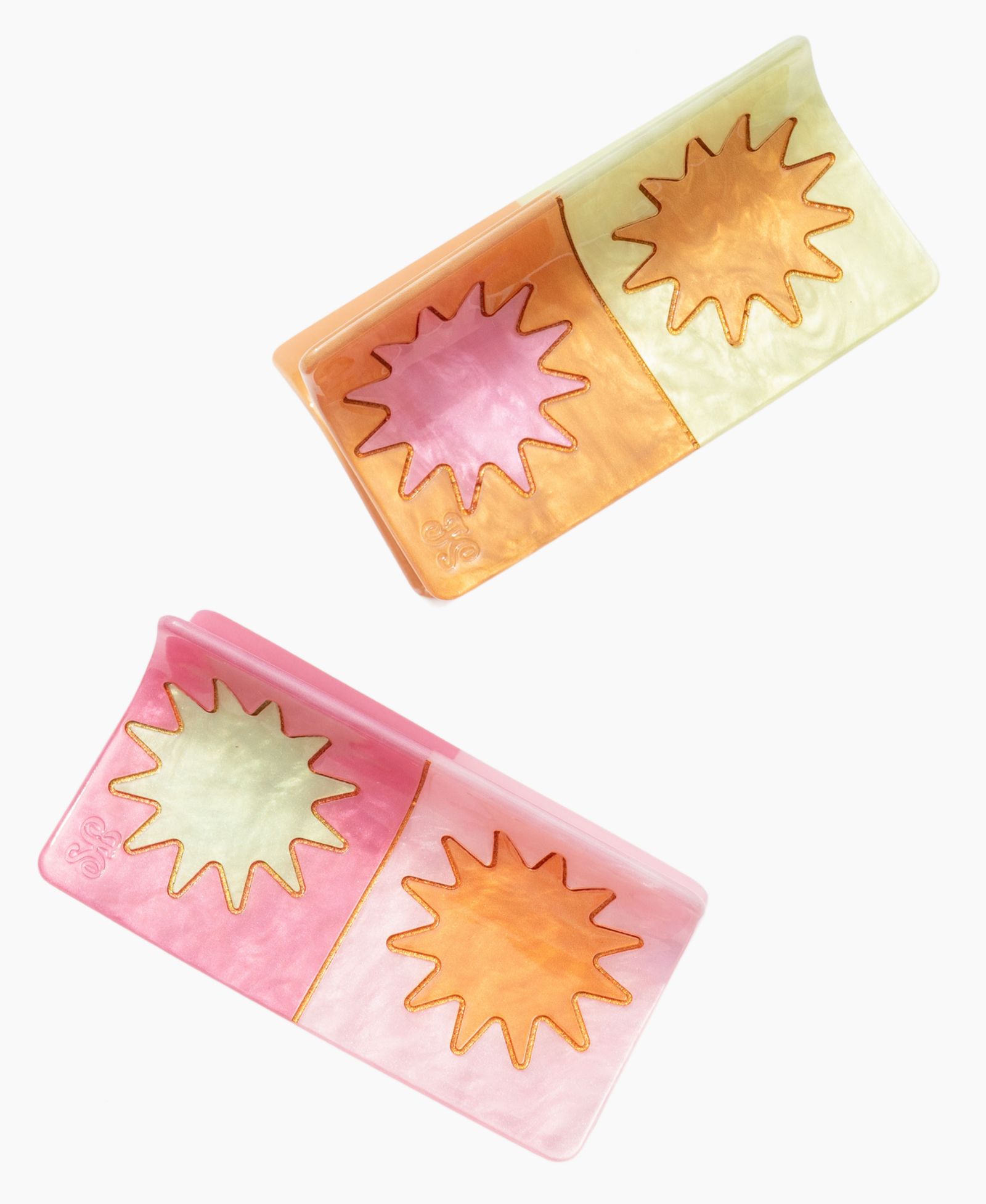 Frasier Sterling Sun Claw Clip, 2-Piece Set