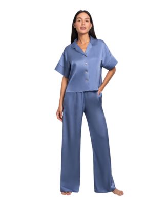 Midnight Bakery Women's Printed Top and Pajama Pants, 2-Piece Set