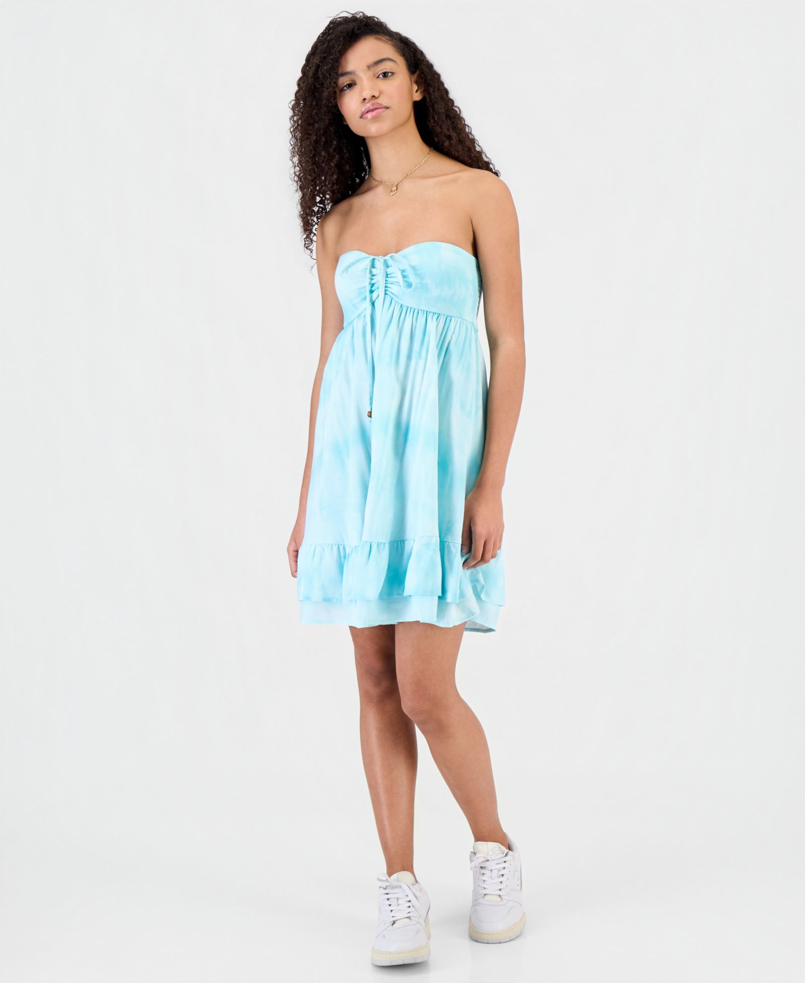 Sincerely Jules Женский мини-платье Babydoll Convertible Halter