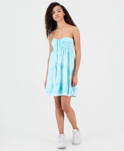 Sincerely Jules Женский мини-платье Babydoll Convertible Halter