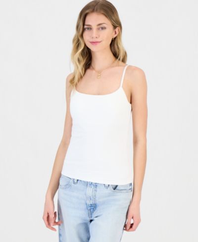 Hippie Rose Juniors' Scoop-Neck Bra-Free Cami