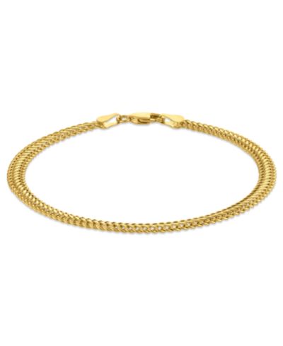 Браслет Macy's с полированной цепочкой Infinity из золота 10k