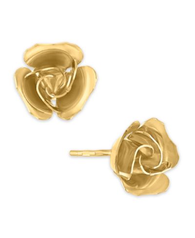 Серьги-гвоздики Macy's 10k Gold