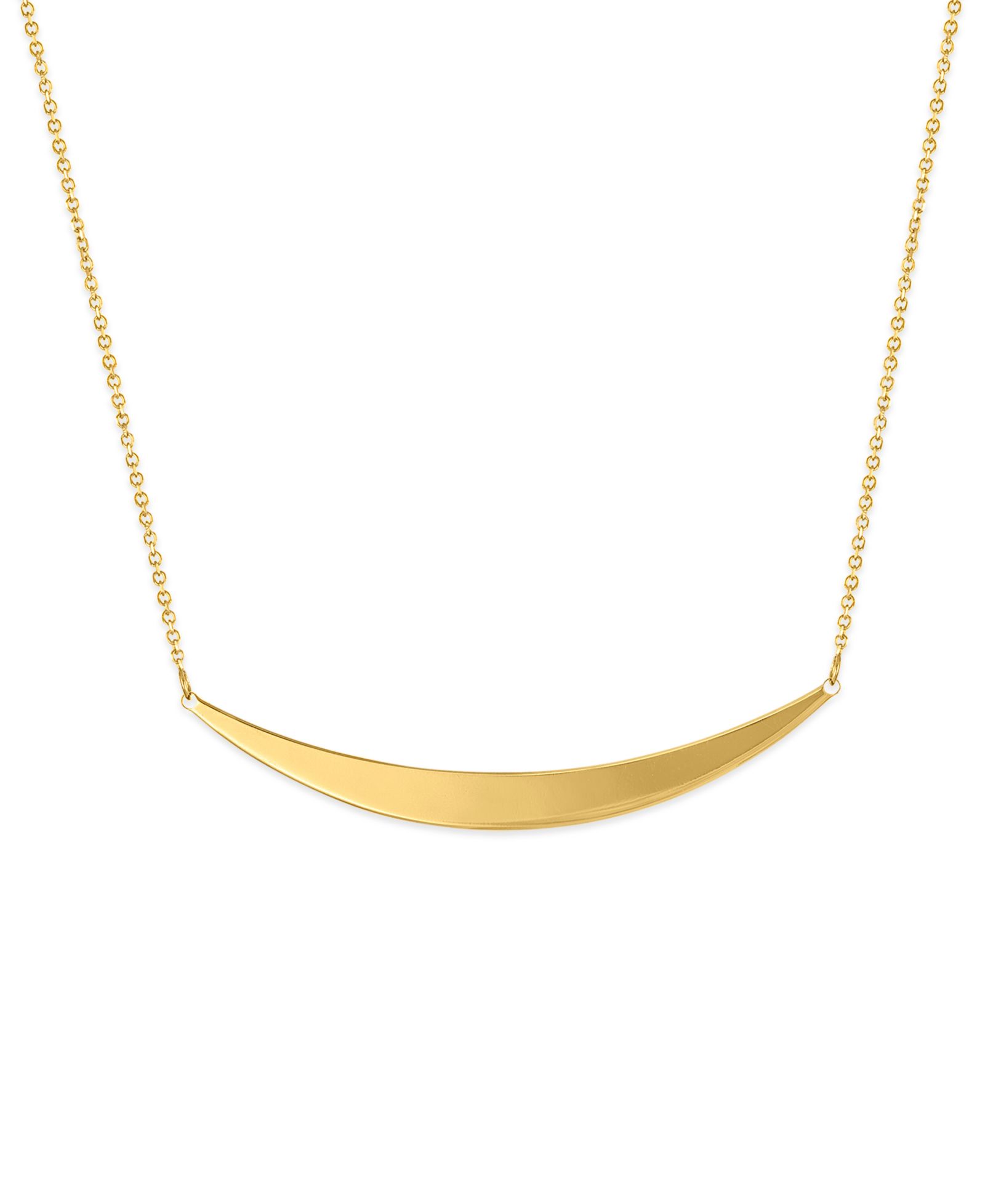 Золотая подвеска Polished Smile 10k Gold