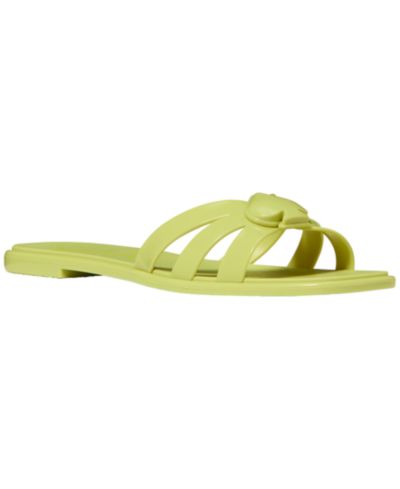 kate spade new york Women's Sculpted Spade Jelly Round Toe Sandals