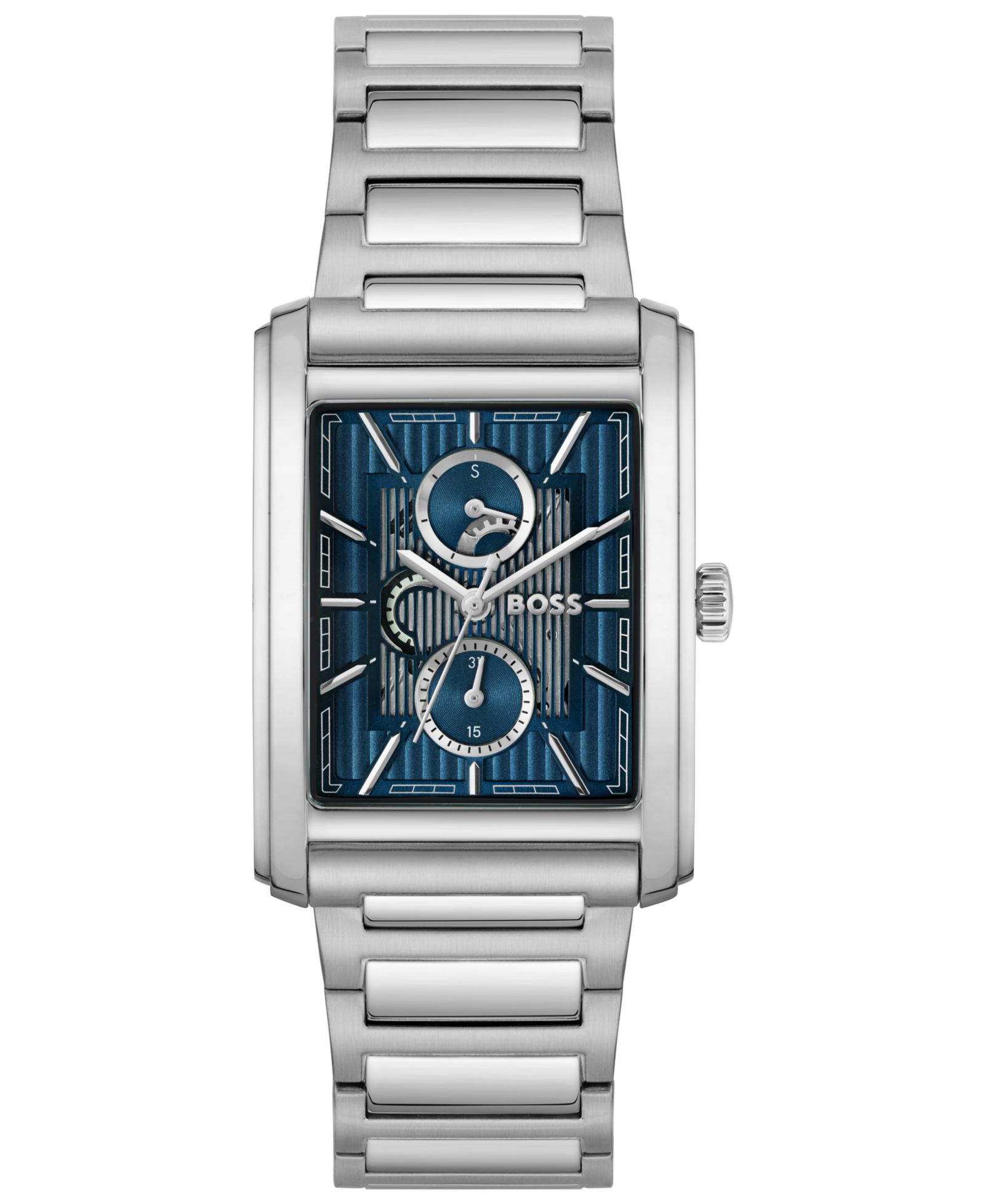 Hugo Boss Men's Principle Dress Multi Quartz Multi Stainless Steel Watch, 42.5mm