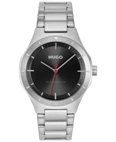 Мужские часы Hugo Boss Lit Quartz Stainless Steel, 42mm