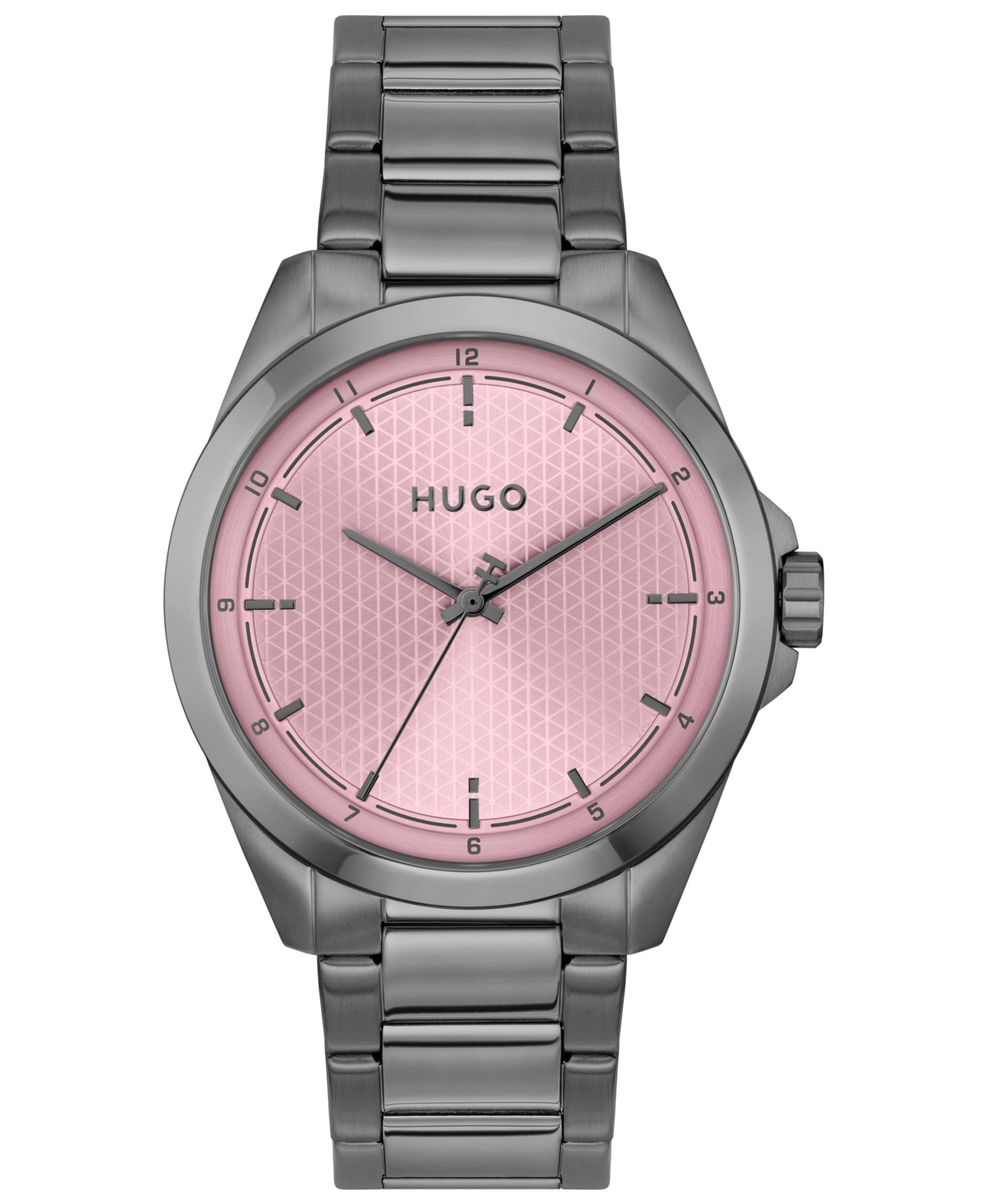 Мужские часы Hugo Boss Seam Quartz Ionic Plated Grey Steel, 42.5mm