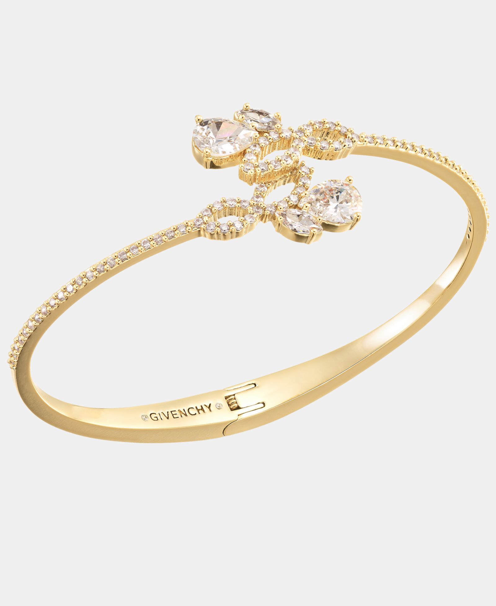 Браслет Givenchy Cubic Zirconia Bypass Bangle