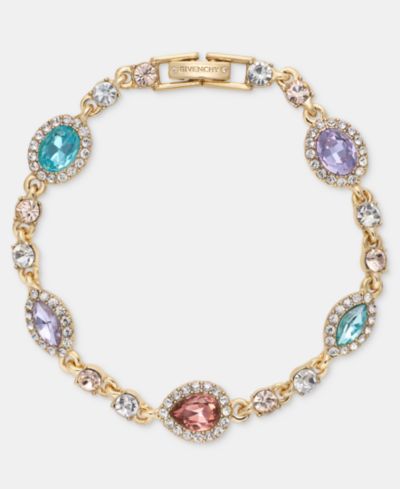 Givenchy Glass Stone Statement Station Flex Браслет