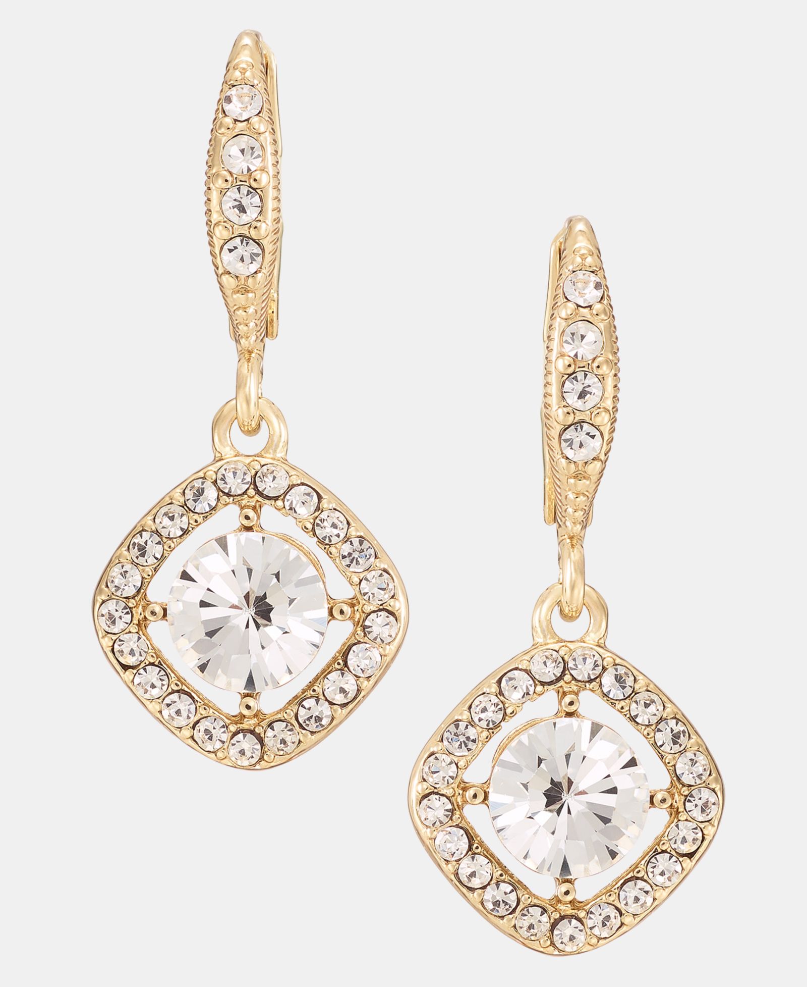 Givenchy серьги-капли с кристаллами