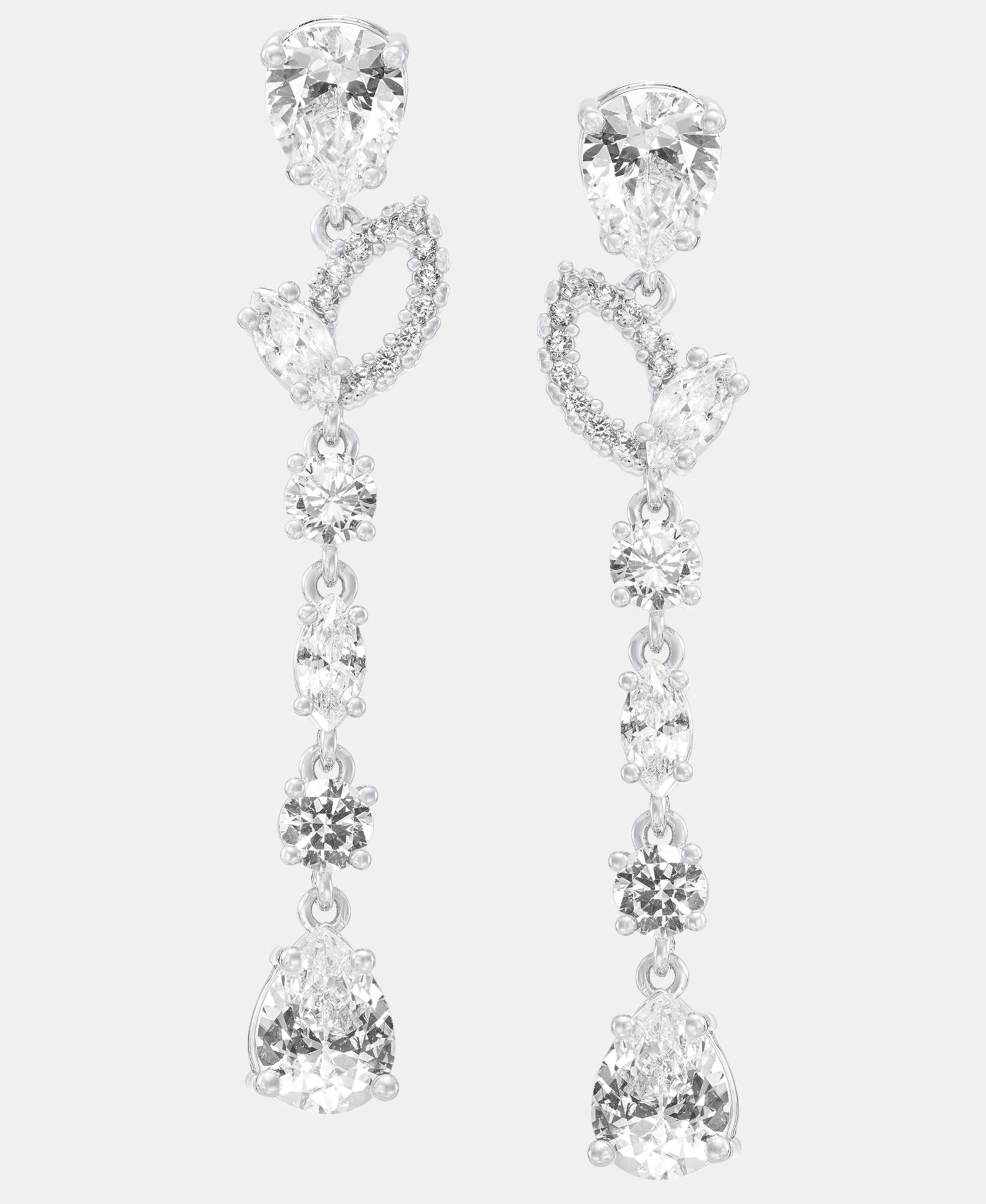 Givenchy серьги с линейным расположением кубического циркония
